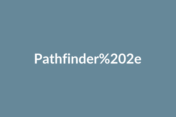 Pathfinder 2e
